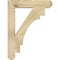 Ekena Millwork Merced Craftsman Rough Sawn Bracket, Douglas Fir, 4"W x 24"D x 32"H BKT04X24X32MRC04RDF - alternate 3